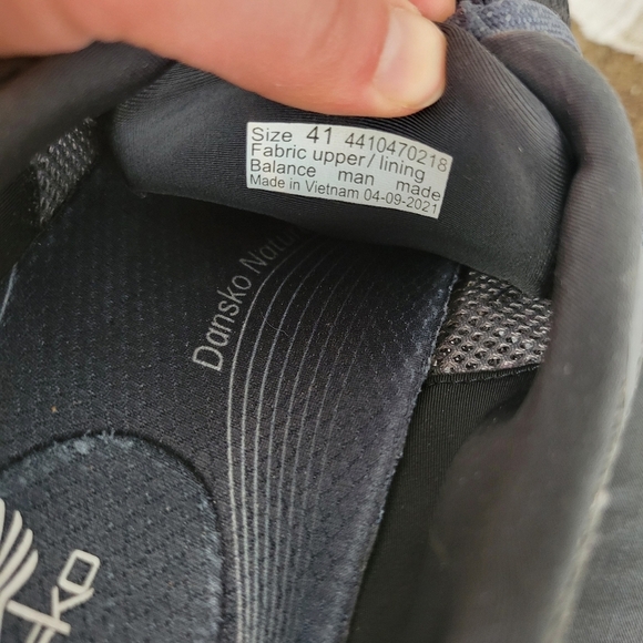 Dansko Sky Mesh Walking Shoes Sneakers Black Size 41/11-11.5‎ - Picture 8 of 10